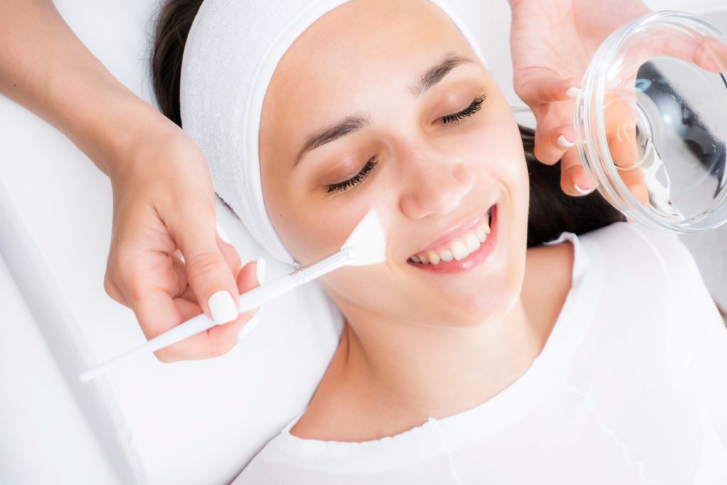 Charming Woman Taking Chemical Peel Treatment | Kor Medspa in Reading, PA